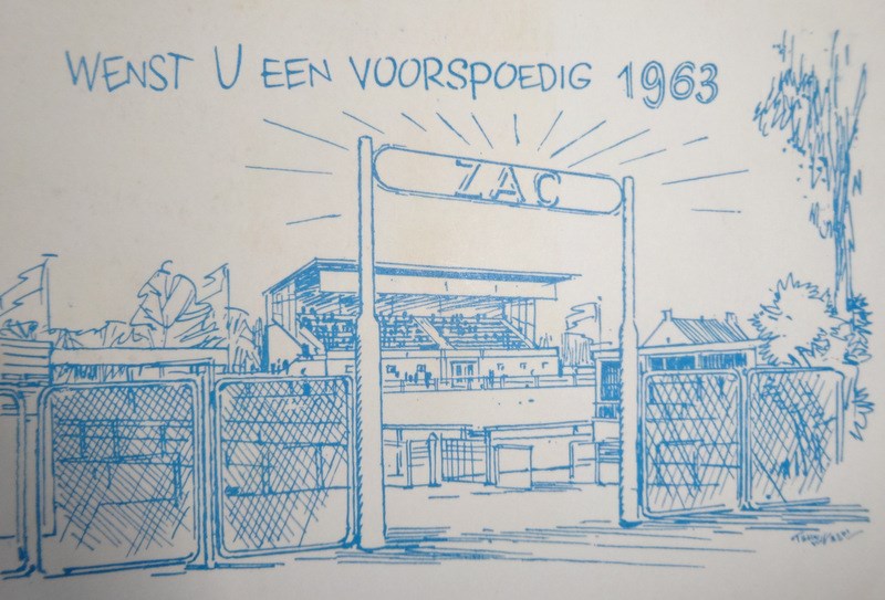 1963 Nieuwjaarswens Z.A.C.-bestuur