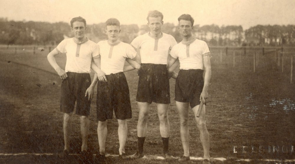 1922 Atletiek Z.A.C.-estafetteploeg 4 x 100 m