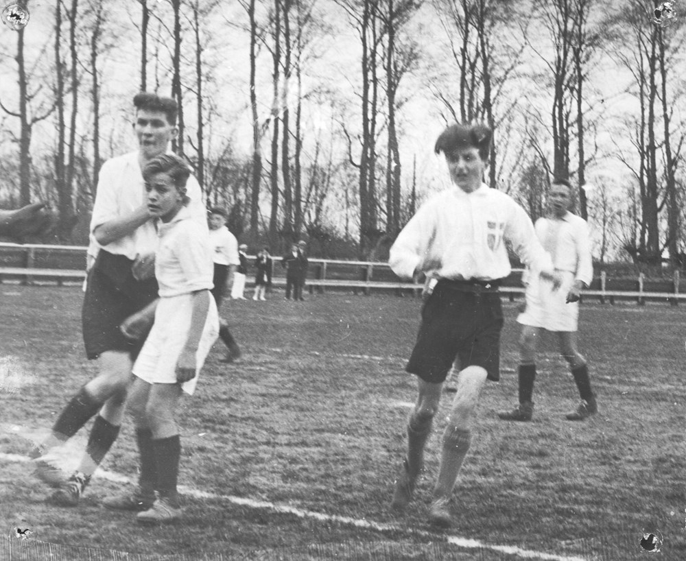 1929 Voetbal Z.A.C.-jeugd op Corinthian-toernooi