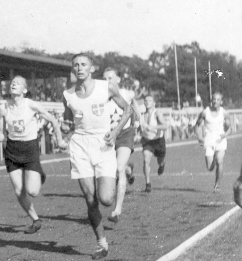1947 Atletiek 5 districtenwedstrijd in Utrecht