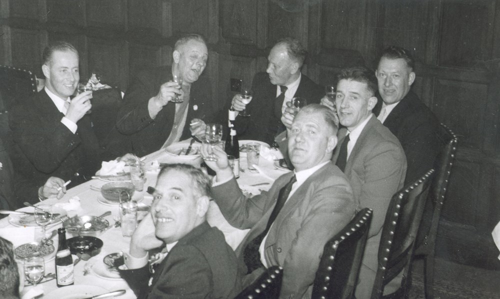 1953  Verenigingsleven reünie en diner 60-jarig bestaan 
