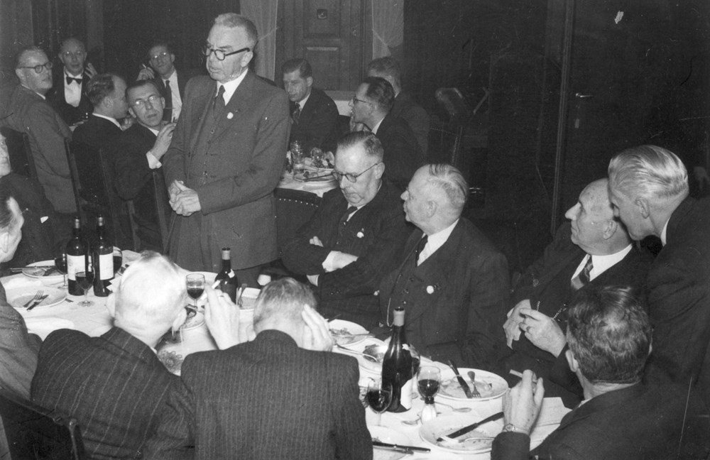 1953  Verenigingsleven reünie en diner 60-jarig bestaan 