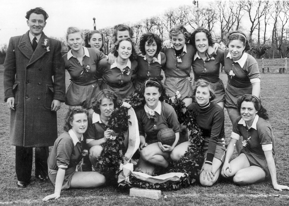 1950 Handbal Z.A.C. Dames 1 oostelijk kampioen