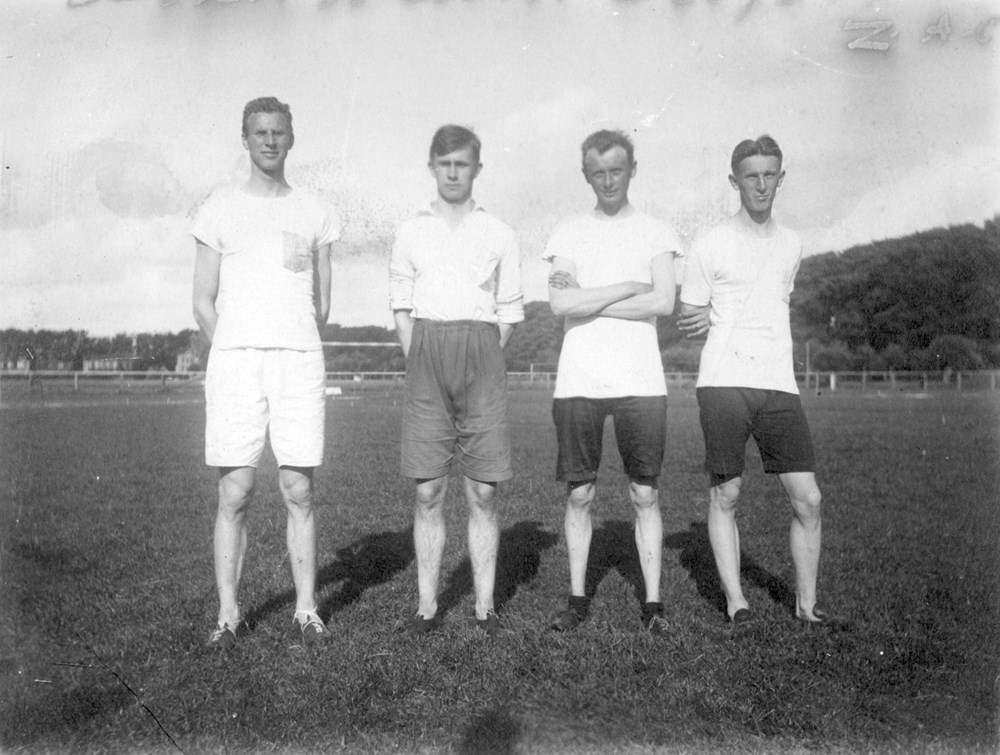 1917 Athletiek  Z.A.C.-estafetteploeg 4 x 100 m. 