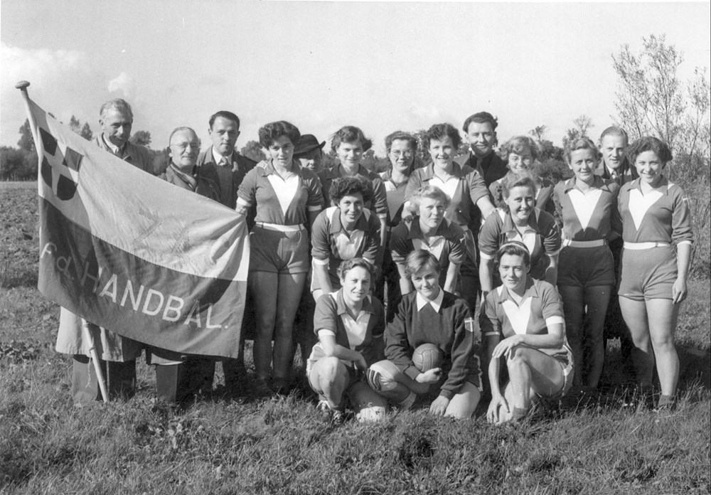 1952 Handbal Z.A.C. Dames 1 in de hoofdklasse