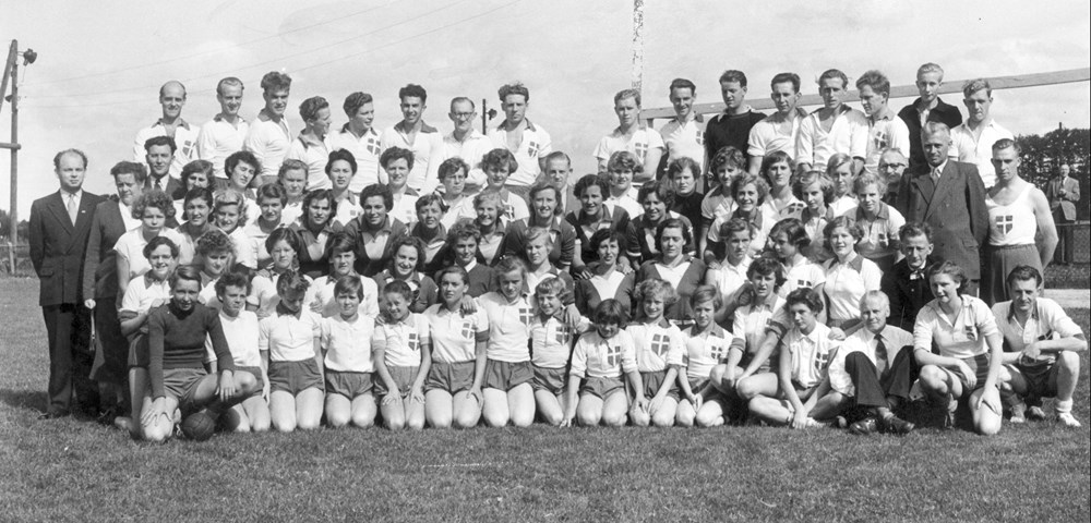 1953 Handbal De complete handbal-afdeling