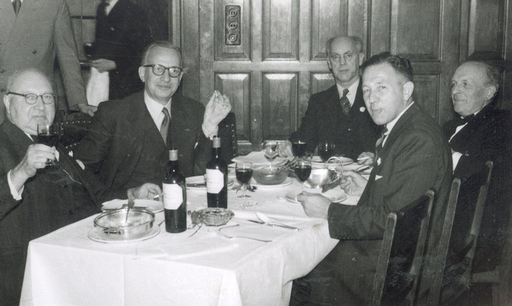 1953  Verenigingsleven reünie en diner 60-jarig bestaan 