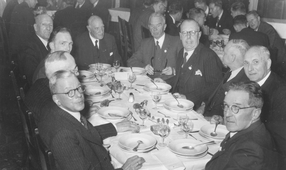 1953  Verenigingsleven reünie en diner 60-jarig bestaan 