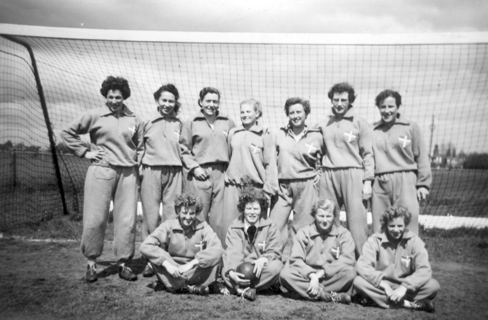 1955 Handbal  Z.A.C. Dames 1