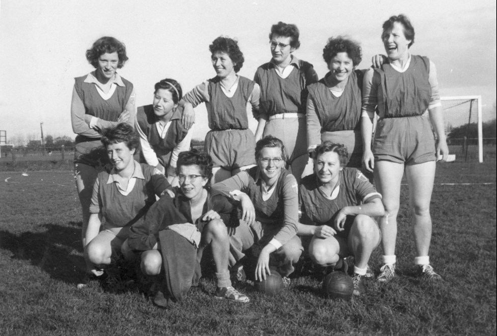 1958 Handbal Z.A.C. Dames 1