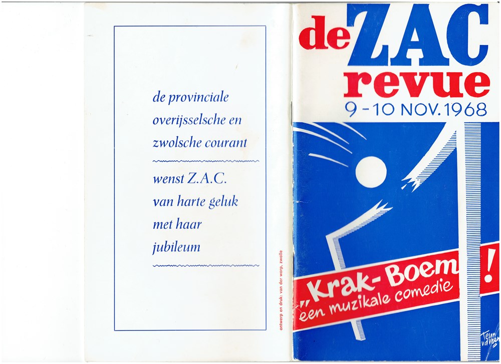 1968  Programmaboekje van de revue 'Krak-Boem!'