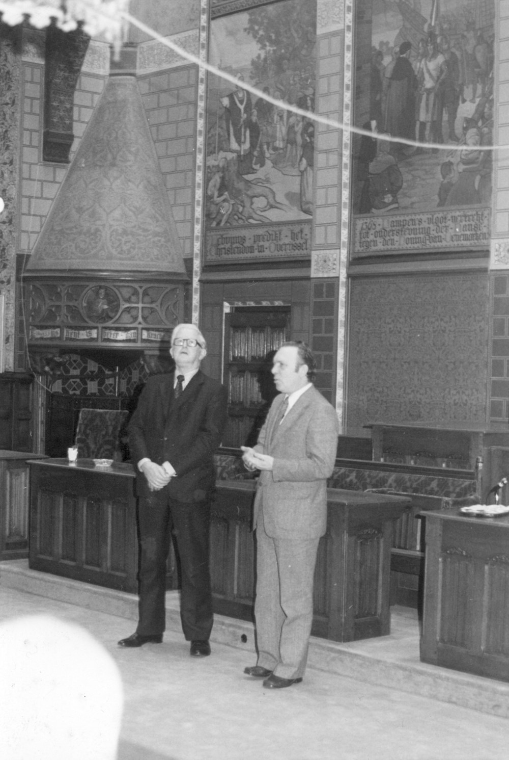 1973  Verenigingsleven Ontvangst Z.A.C.-reünisten door het gemeentebestuur 