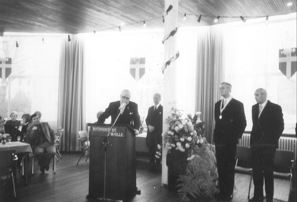 1973 Verenigingsleven Receptie 80-jarig bestaan