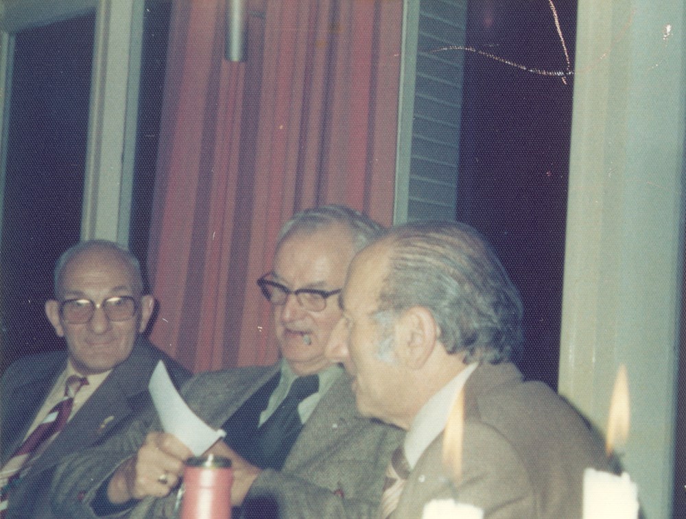 1976 Verenigingsleven Tussentijdse reünie (diner)