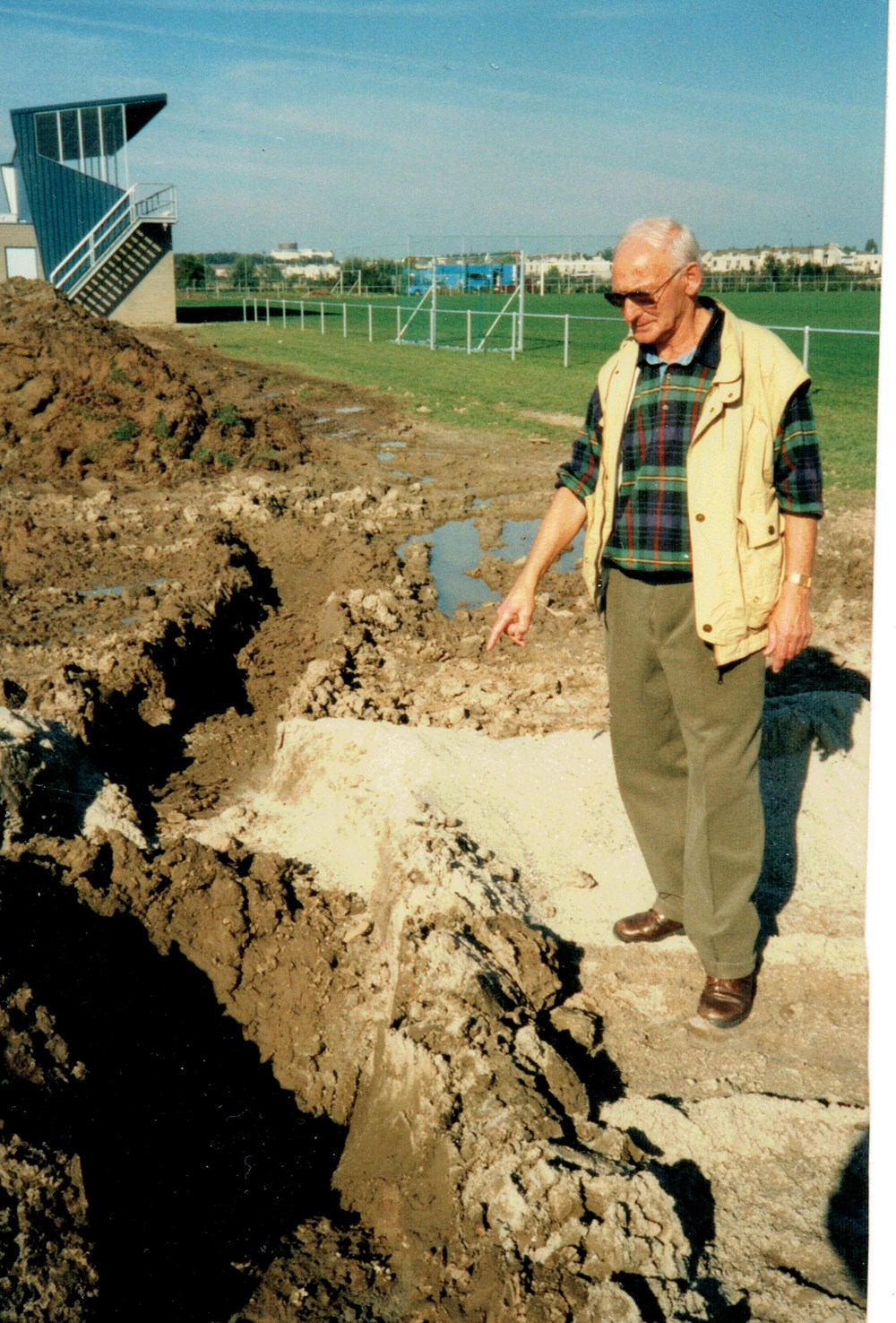 1996 Verenigingsleven Werkzaamheden op nieuwe sportpark 'Jo van Marle' 